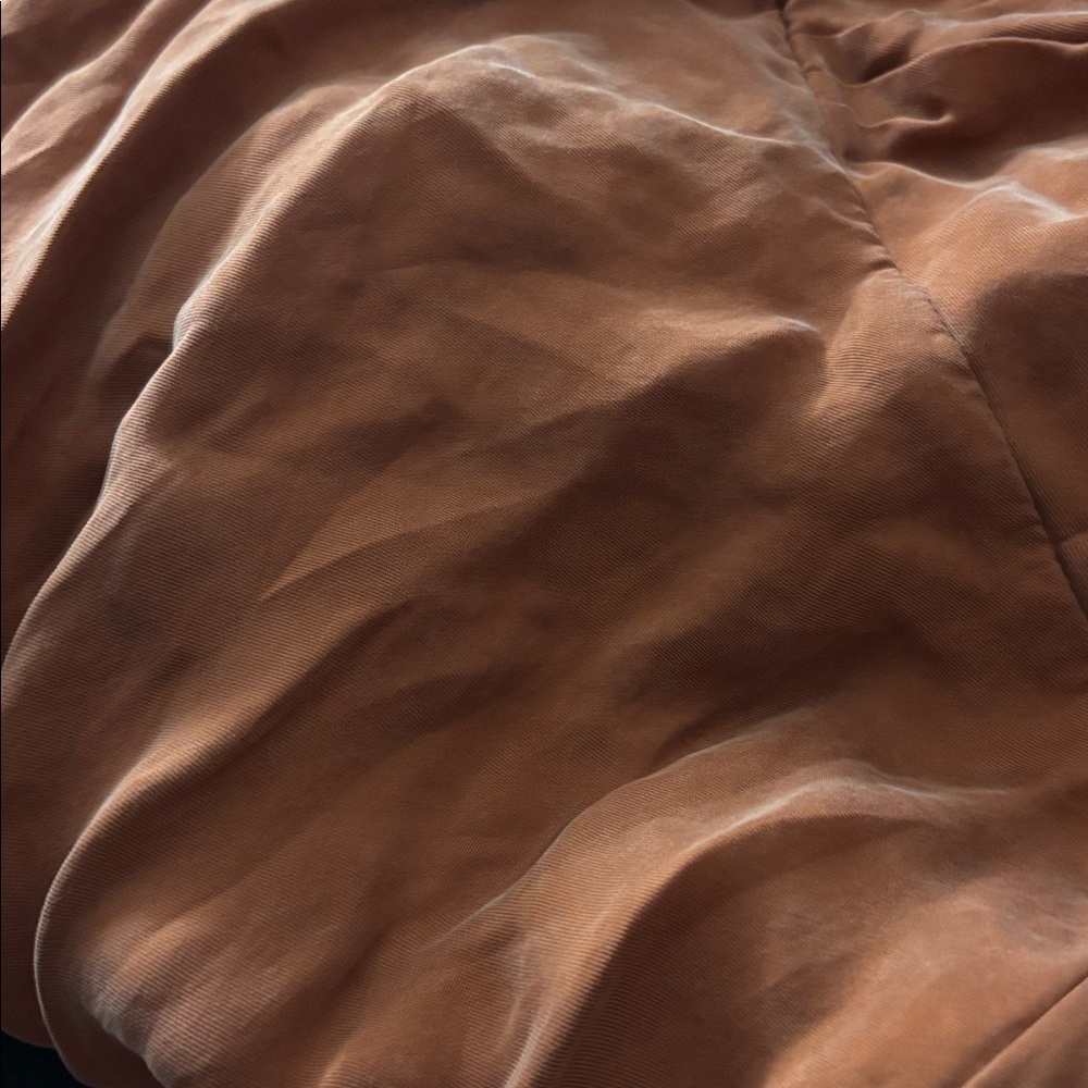 Anthropologie Auguste the Label 'Keepsake' Cupro Midi Dress in Rust - Picture 5 of 6